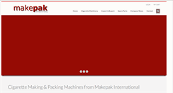 Desktop Screenshot of makepakinternational.com
